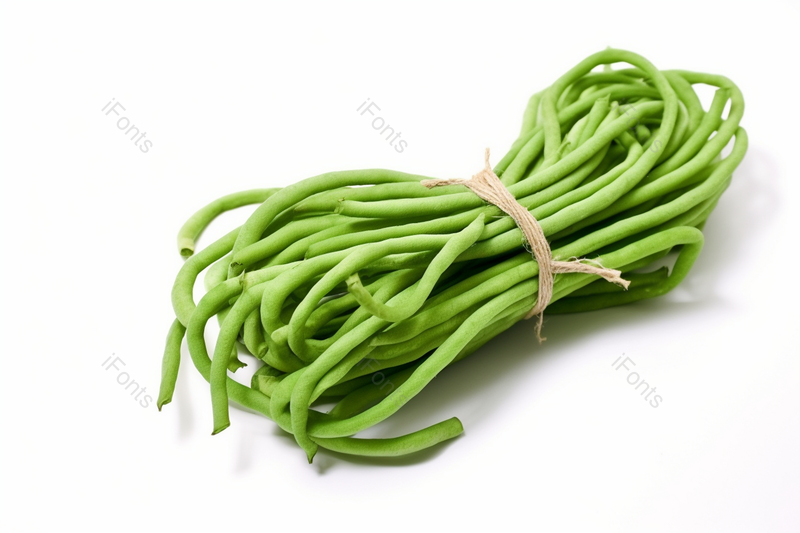 绿色白底蔬菜豇豆长豆角菜品食材摄影,高清,摄影图,摄影图片,图片大全,摄影图免费下载